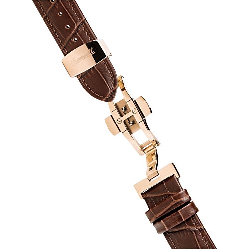 Ingersoll Men's The Herald Automatic Watch with Skeleton Dial and Brown Leather Strap I00401