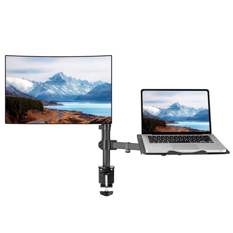Buy Suptek Monitor Arm with Laptop Tray 
