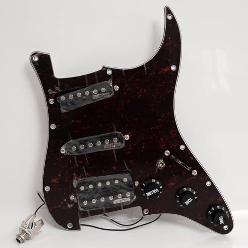 �M�^�[�v�����C���[�h�s�b�N�K�[�h�Z�b�g �t�F���_�[ST SSH�p Wilkinson Alnico 5 �V���O���R�C��&�n���o�b�J�[�s�b�N�A�b�v�A�|�b�g&�z��(#4)�Ή�