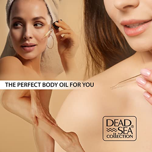 Dead Sea Collection Body Oil For Dry Skin - Tea Tree & Vitamin E, A, D Moisturizing Oil - Anti-Aging And Skin Elasticity Support - (4 Fl.oz) #TOP5