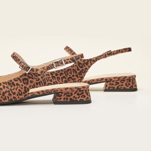 Image of C.Paravano Slingback Flats | Slingback Sandals for Women | Sandals Flats | Adjustable Ankle Strap Shoes