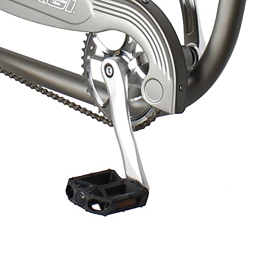 Bicicleta Playera Vancouver de 26", con Neumáticos Gruesos, 1 Velocidad, Marco de Acero Hi-Ten, Horquilla Triple Árbol y Manillar Moon-Type para Adultos miniatura 5
