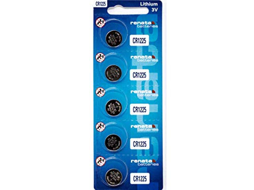 Baterías Renata CR1225 para Reloj (Pack de 5)