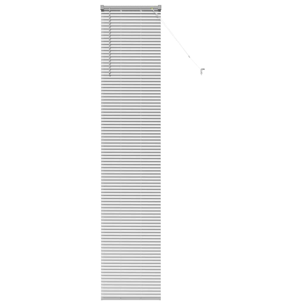 vidaXL Tendaggi a Veneziana Argento 220 x 45 cm Alluminio, Tende a riquadro in Alluminio, Regolabili per Interni, per Controllo Luce e Privacy, perfette per la casa e L'Ufficio