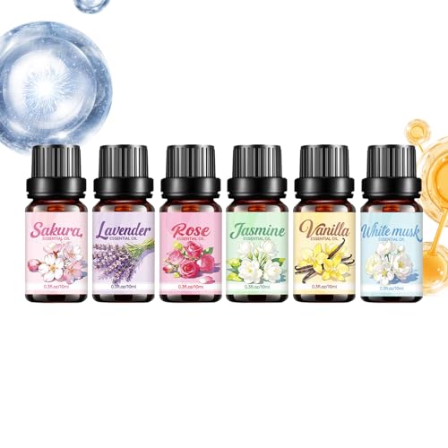 Juego de aceites de 10 ml con una mezcla de fragancias calmantes de aromaterapia 2