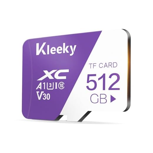 Kieeky Schede di memoria Micro SD da 512 GB, scheda SD, video UHD per GoPro, fotocamera 4K Pro,action camera, smartphone