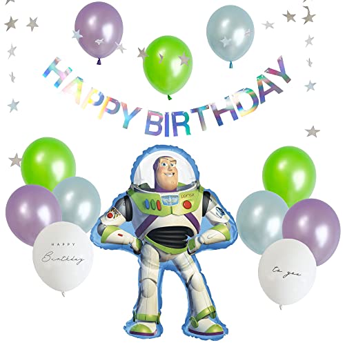 バースデーデコレーション バズ ライトイヤー セットHanamei バズ トイストーリー 誕生日 バルーン 男の子 飾り