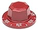 GRINDMASTER CECILWARE PARTS M120A KNOB RED - EL120 S (M120A)