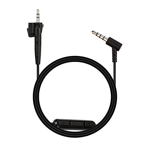 Image of AE2 Replacement Audio Cable Cord for Bose Around Ear 2 AE2 Headphones with Inline Mic Volume Control 1.4 Meters 3.5mm to 2.5mm Cable for iOS Android System (Built-in Microphone)