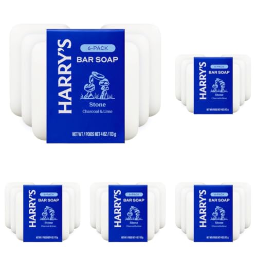 Image of Harry's Bar Soap for Men - Stone Scent, Body Soap Bars, 4 Ounce (Pack of 30)