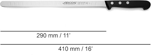 Vista 214 de Arcos Juego de Cuchillos 2 Piezas - Acero Inoxidable Nitrum y Hoja mm. 12.80 oz. Cuchillo de Cocina Profesional para Cocinar Mango Ergonómico