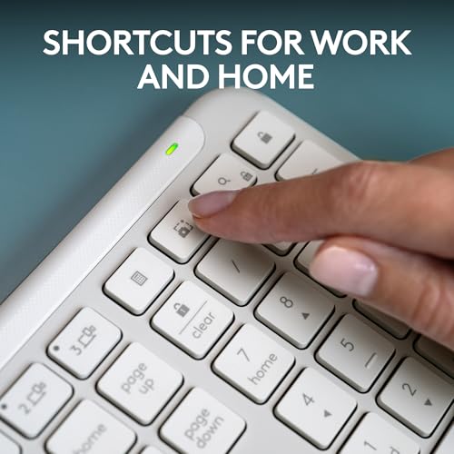 Logitech Signature Slim K950 Wireless Keyboard with Quiet Typing - White - image 8