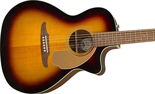 Fender Newporter Player Electro Acoustique, Sunburst, Touche en noyer - Les Beatles, Paul McCartney, John Lennon, RIngo Starr, George Harrison Fender Newporter Player Electro Acoustique, Sunburst, Touche en noyer – Image 5