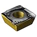 Sandvik Coromant 490R-08T308M-KM 3330 Carbide Milling Insert, 0.03 mm Corner Radius, Positive Chip Breaker (Pack of 10)
