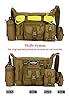 Messenger Bag, Tactical Crossbody Bag Molle Large Waterproof Laptop Pack Casual Military Shoulder Bag Green #3