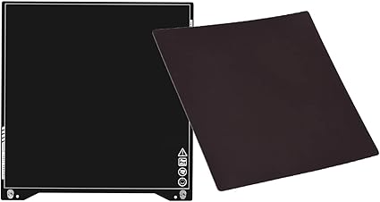 review NPEROUT Steel Sheet Heatbed Platform 310 * 310 235 * 235 Steel Plate PEI for Ender3 I3 mega 3D Printer Parts (Color : SSS and Magnetic, Size : 310x310mm)