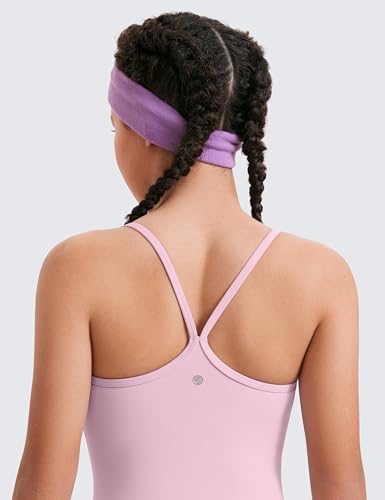 Image of CRZ YOGA Girls Butterluxe Double Lined Cami Tank | Dance, Extremely Soft, Tight Fit, Crop, Y Back, Athletic, Camisole Shirts for Women