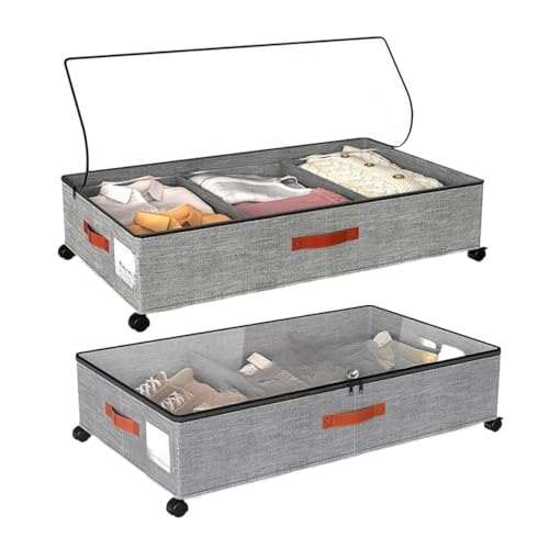 Hrzisda��e�ʂ̎��[�A���t���ȒP�A�܂肽���݉\�A�x�b�h�A�\�t�@�A�ߗށA�ѕz�A�_�X�g�J�o�[�t���̃L���g�̉��Ɏ��[�ł��A�X�y�[�X��ߖ�ł��܂��B (�Œ荂�� - �_�u���Z�b�g,�O���[)