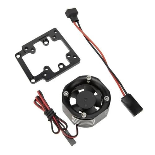 Radiateur moteur RC pour Traxxas Sledge 1/8 4WD en alliage noir
