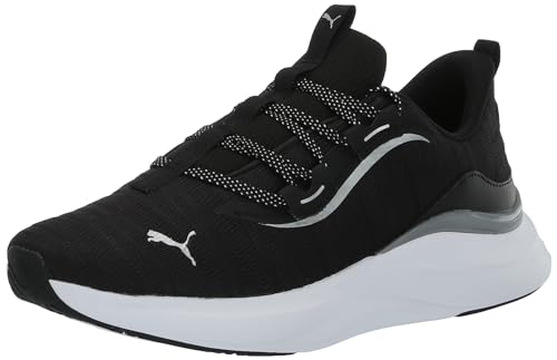 PUMA Womens Softride Harmony Cross Trainer, Womens Black Womens White, 10