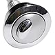 VHEUHZ Chrome Doppelspülkasten Druckknopf CF1003CP Kompatibel mit Twyford WC Druckknopf für Toilettenspülung Dual Taste Wassertankentleerung
