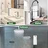 Automatic Soap Dispenser, Touchless Foaming Soap Dispenser Bathroom,Upgrade Hand & Dish Electric Dispenser 4-Level Adjustable Waterproof Wall Mount Kitchen Auto Soap Pump for Thin & Thick Liquid
