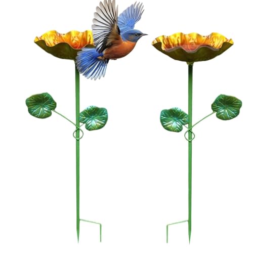 Abreuvoir pour animaux de jardin en métal solide contre l'usure climatique - 2