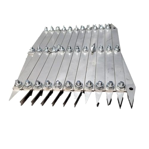 Strumento di misurazione di precisione in acciaio inox a 3 punti, per la lavorazione del legno e la lavorazione dei metalli (intervallo da 1 a 33 cm) (12 punti (1 pezzo)