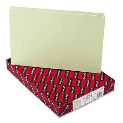 Pressboard Tab Guides,1/3 Self Tab, Lgl,50/BX,Gray Green, Sold as 1 Box