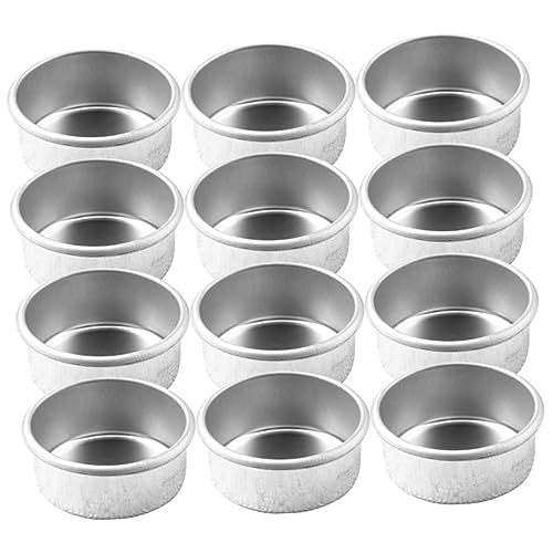 HOMSFOU 12piezas Accesorios Para Candelabros De Hierro Portavelas Vacíos Para Velas De Té Bandeja Para Velas Diy Manualidades Portavelas Decorativos Contenedor Para De Escritorio