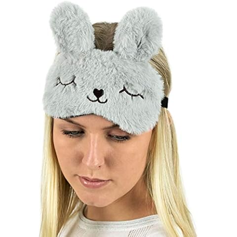 TOSKATOK Ladies Kids Fun Animal Character Travel Sleeping Sleep Eye Mask with Cooling Gel Pad for Improved Restful Sleeping Cover