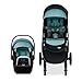 Britax Willow Brook S+ Baby Travel System, Infant Car Seat and Stroller Combo with Alpine Base, ClickTight Technology, SafeWash Insert and Cover, Jade Onyx