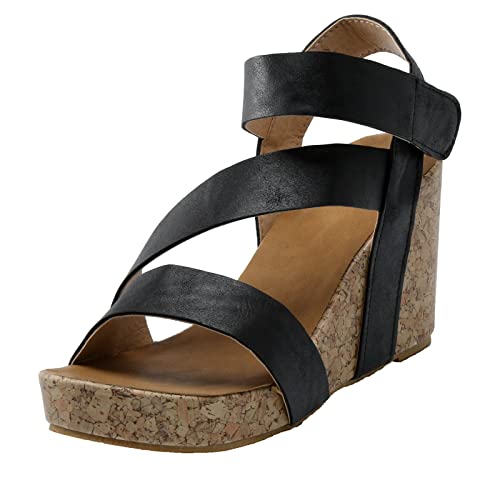 Sandales talon carré femme noir 40 parfaites pour le bureau et les sorties