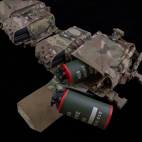 Gunyoo Airsoft Granate Spielzeug Modell Plastikgranaten Spielzeug CS Airsoft Tactical Gear Zubehör für Cosplay Film Requisiten Outdoor (Rot&Grün)