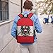 IRUOYA Austrian Coat of Arms Eagle Flag Fashion Large Capacity Bag Laptop Daypack Classic Backpack for Women Men