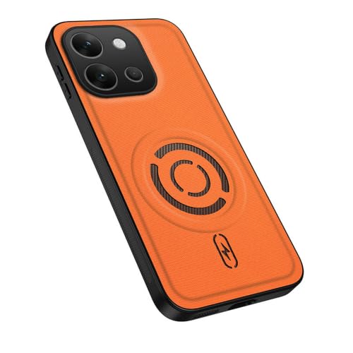 MTRIEBA Magnetic Phone Case for vivo X300 E, Orange