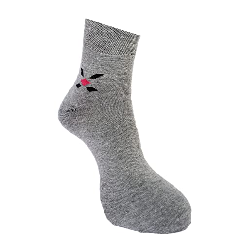 Image of Dollar Socks for Men Solid Ankle Length Cotton Socks, Free Size (Multicoloured)