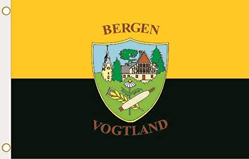 U24 Bandiera Bergen (Vogtland) 90 x 150 cm