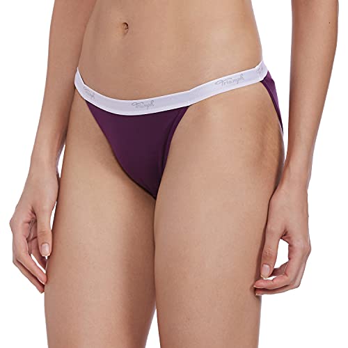 Image of Triumph Stretty Cotton 141 Everyday Comfort Tanga Brief - Pack of 3(Colors and Prints May Vary)
