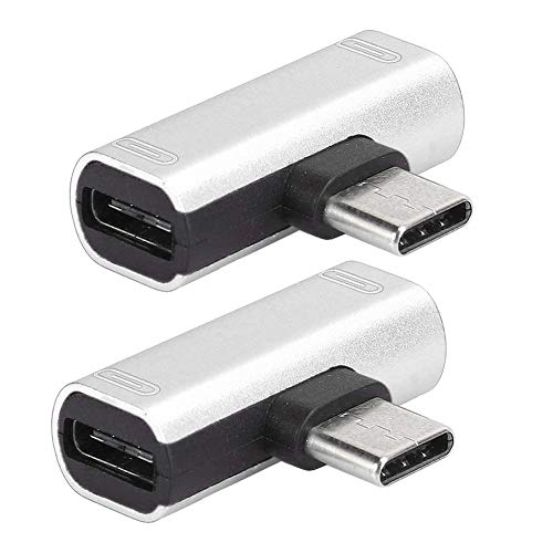 Stabiele Transmissie Aluminium Type-C Audio Charger USB-C Splitter, 2 stks Adapter, 2 In 1 Converter, voor Nubia (Zilver… - Image 3