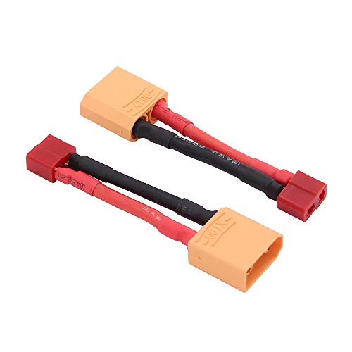 3 unidades adaptador XT90 macho a conector T hembra miniatura 2