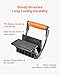 VEVOR 2 Pack Panel Carrier, Plywood and Drywall Lifting Tool with 0-1 Inch Grip Range, Single Hand Clamp Lift Tool with Non-Slip Grips for Plastic Boards, Plywood board, Drywall, 200lbs Single Clamp