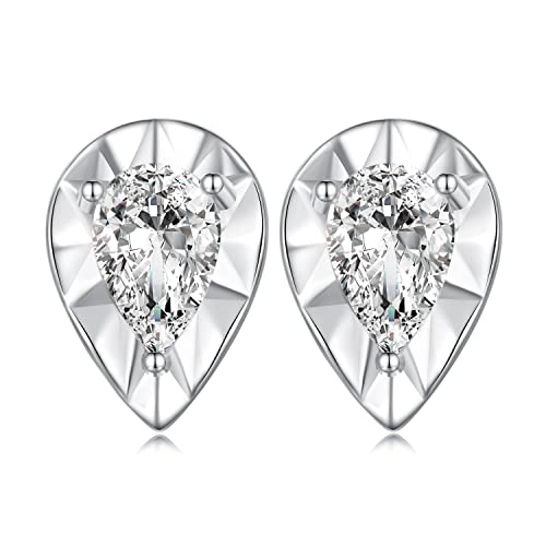 JQQJZLC Pendientes, Pendientes para Mujeres, aretes de Gotas Brillantes