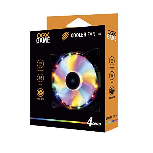 Cooler Fan, OEX, F30 COOLER, Colorido