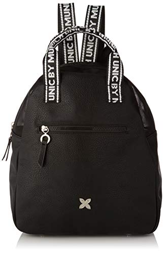 Munich Backpack Tulle  Bolso mochila para Mujer  Negro  Gun Black   15.5x30x35 cm  W