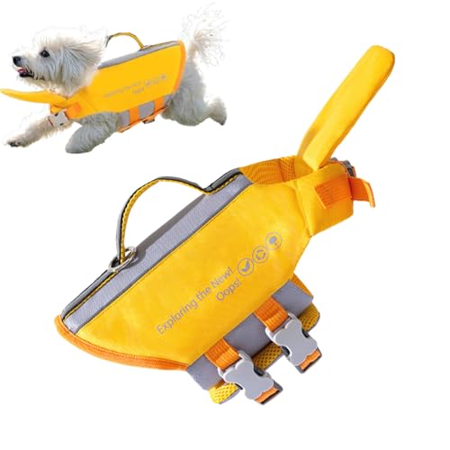 犬用ライフジャケット - ダックスフンド用ウォータージャケット | 多機能 浮力サポート ペットセーフティウェア 子犬や小型大型犬に最適