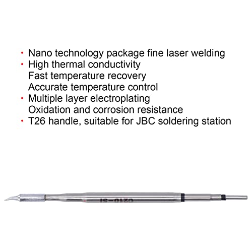 Image of Soldering Iron Tip Replacement for JBC T26 Copper Alloy High Thermal Conductivity Fast Temperature Recovery Solder Tips for Welding Station Rework Projects
