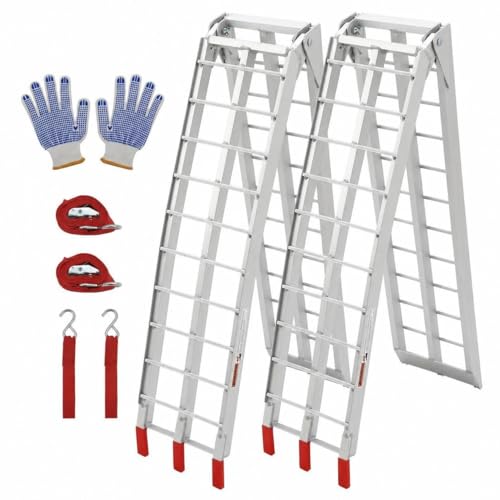 Rampas plegables de aluminio 7.5FT 1500 lbs capacidad
