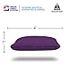 ACA Daily 66x Regulation Cornhole Bags Weather Resistant Resin Filled 6x6 Set of 4 Purple