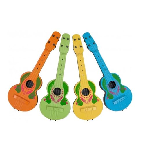 Kit 5 Instrumentos Infantil Violão Pandeiro Flauta Tambor Brinquedo
